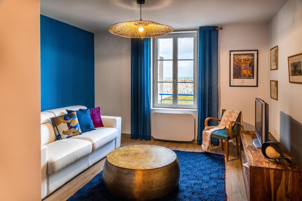 Les Letruns - Appart - 3 Pers - Vue Sur La Mer Saint-Malo Luaran gambar